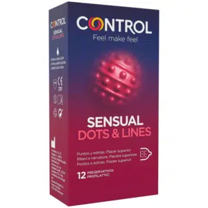 CONTROL - SINNLICHE PUNKTE  LINIEN PUNKTE UND DEHNUNGSMARKEN 12 EINHEITEN