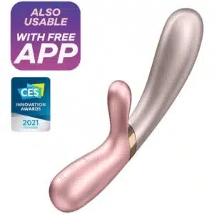 SATISFYER - HOT LOVER VIBRATOR ROSE  BEIGE