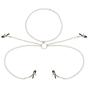 OHMAMA FETISCH 4 NIPPELKLEMMEN MIT KETTE