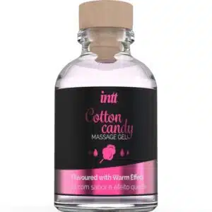 INTT MASSAGE  ORAL SEX - MASSAGE GEL WITH COTTON CANDY FLAVOR AND HEATING EFFECT