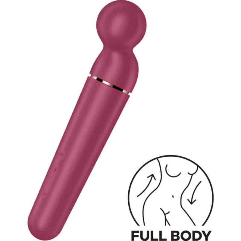 SATISFYER - PLANET WAND-ER MASAJEADOR VIBRADOR BERRY - Image 5