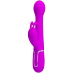 PRETTY LOVE - DEJON RABBIT VIBRATOR 3 IN 1 MULTIFUNKTIONSVIOLETT