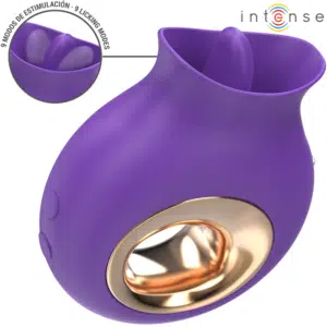INTENSE - TULI KLITORIS-STIMULATOR 9 VIBRATIONEN  9 OSZILLATIONEN LILA