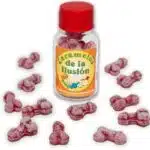 DIABLO PICANTE - 12 PENISFÖRMIGE ILLUSIONSBONBONS ERDBEERE/KIRSCHE