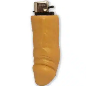 DIABLO PICANTE  GOLDENES, WIEDERAUFLADBARES FEUERZEUG IN PENISFORM