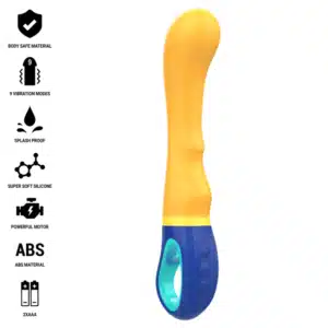 INTENSIV  SHAGGY GELBER G-SPOT-VIBRATOR