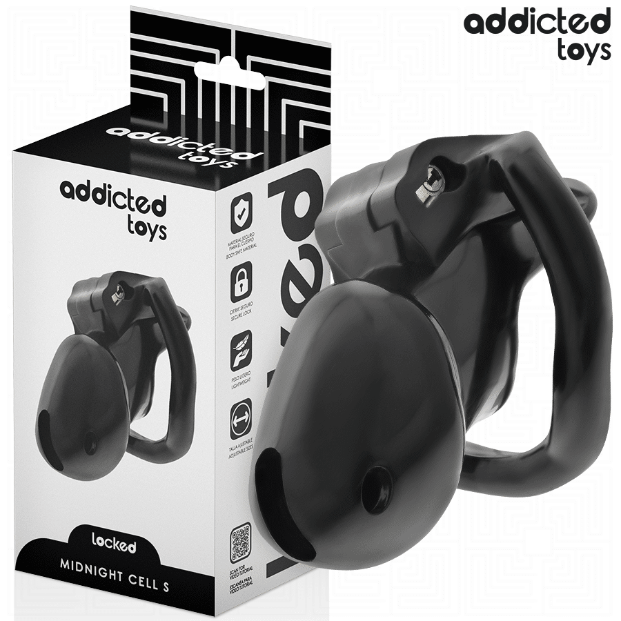 ADDICTED TOYS LOCKED - MINDNIGHT CELL PENISKÄFIG GRÖSSE S 4.8 CM