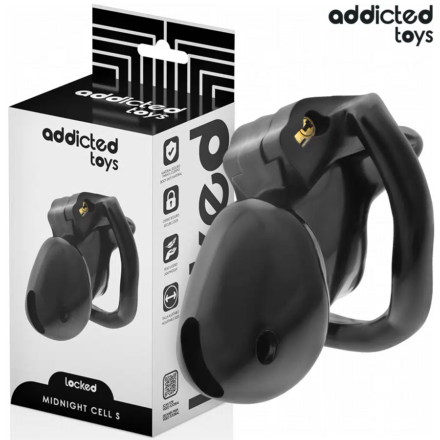 ADDICTED TOYS LOCKED - MINDNIGHT CELL PENISKÄFIG GRÖSSE S 4.8 CM