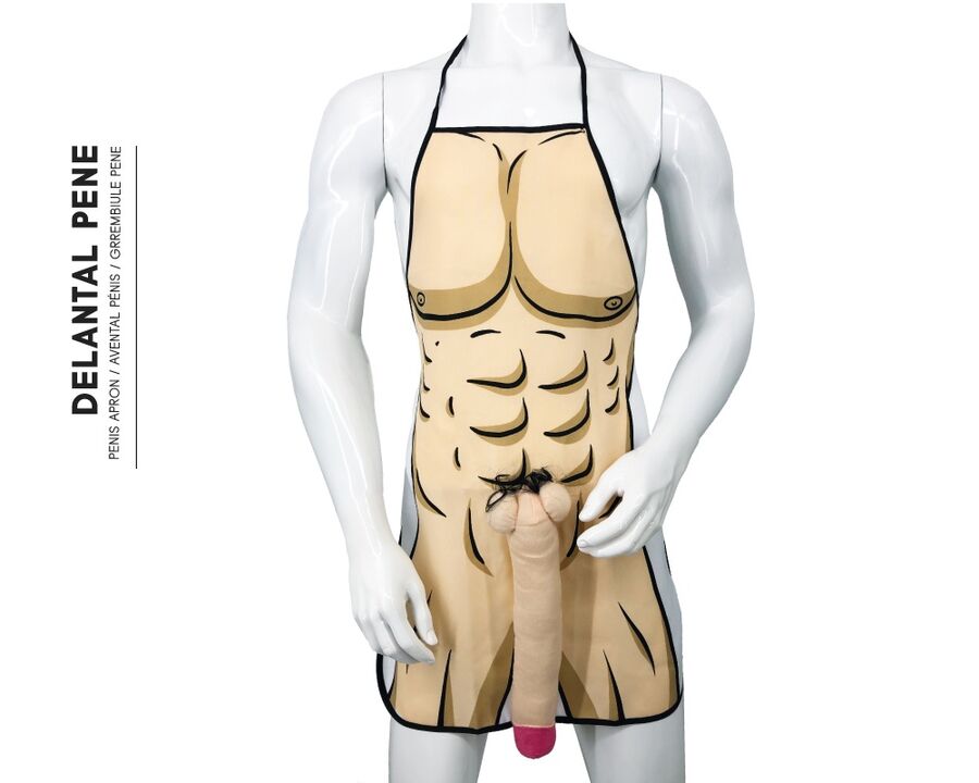 DIABLO PICANTE  3D-PENIS-SCHÜRZE MUSKULÄR UND KRAFTVOLL