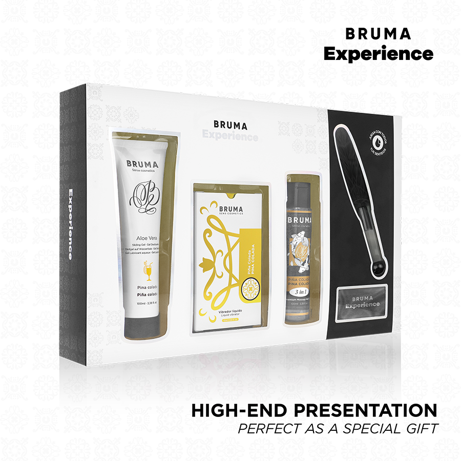 BRUMA XPERIENCE  VIBRO-ORGASMIC PINA COLADA SWEET TEMPTATION KIT