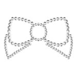 BIJOUX - MIMI BOW SILBERNE NIPPELABDECKUNGEN